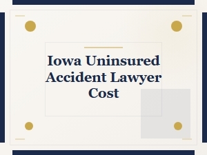How to Manage the Cost of an Iowa Uninsured Accident Lawyer